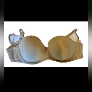 Wacoal Red Carpet Full Figure Underwire Strapless Bra Size 42 DD Nude/Tan 854119